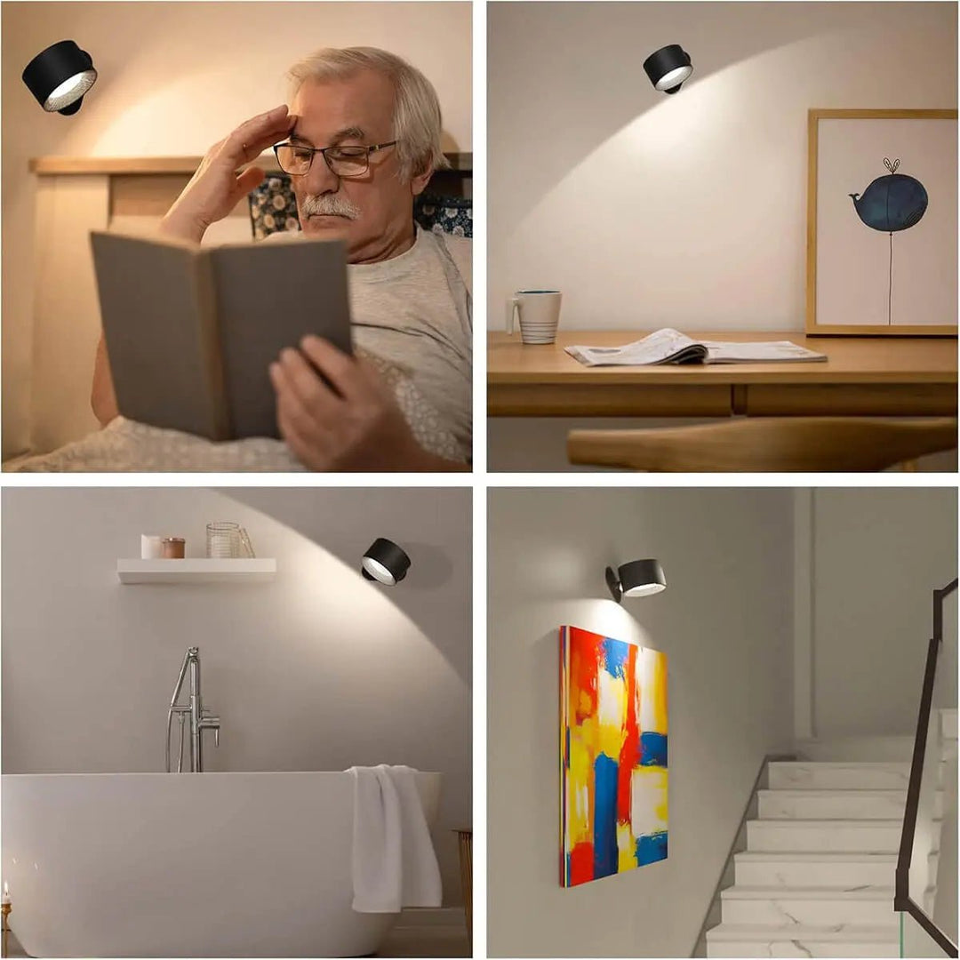 Draadloze Wandlamp Scandinavisch Design met Afstandsbediening 7
