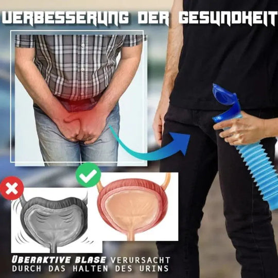 Draagbaar Urinoir voor Mannen Compact 1