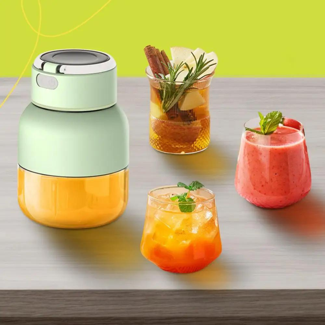 Draagbare Draadloze Sapcentrifuge en Blender voor Smoothies 2