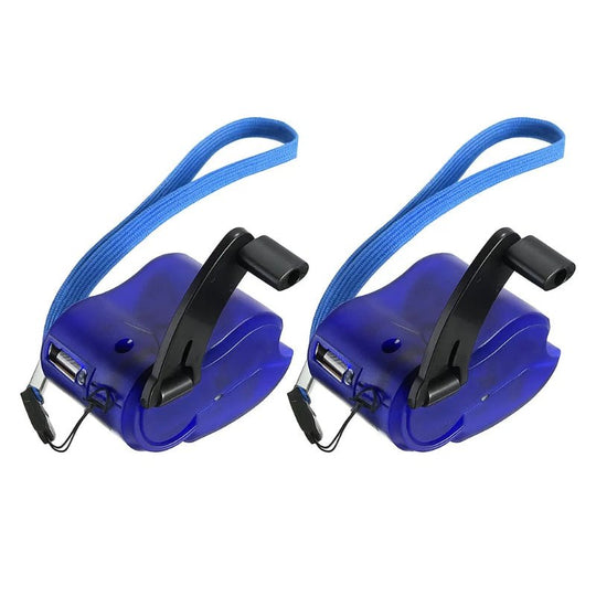 Draagbare Handzwengel Noodoplader met USB en LED 11