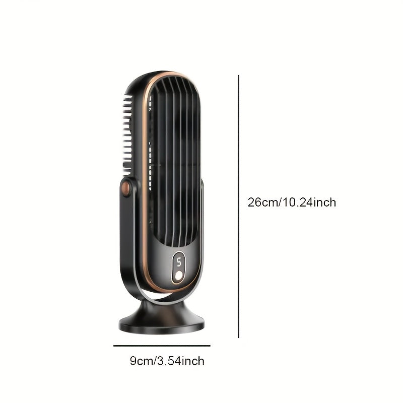 Draagbare Koelventilator met Dubbele Motor en 720° Rotatie 6