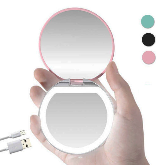 Draagbare Make-up Spiegel met Verlichting 1