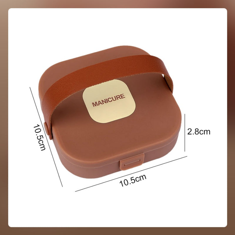 Draagbare Manicureset voor Nagelverzorging 8
