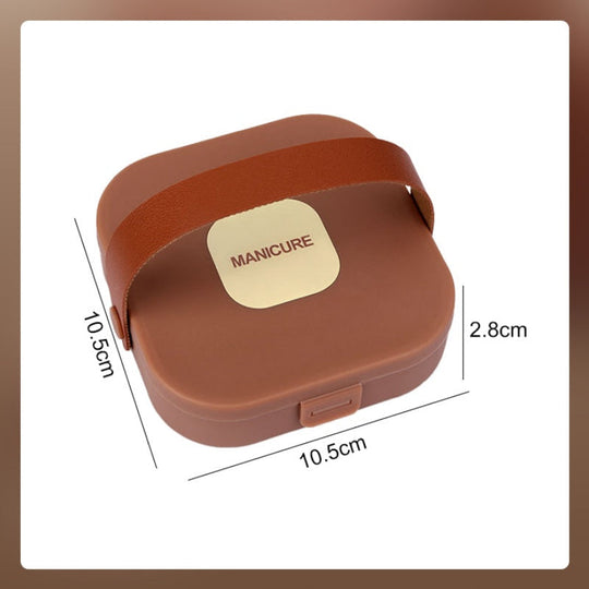 Draagbare Manicureset voor Nagelverzorging 8