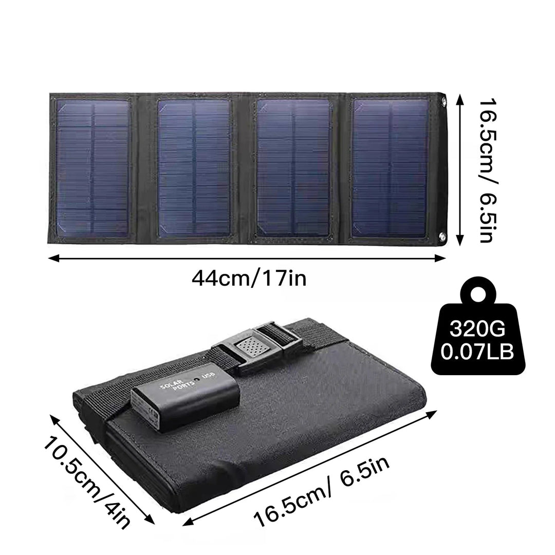 Draagbare Zonnepaneel Oplader 20W 50W 60W 4
