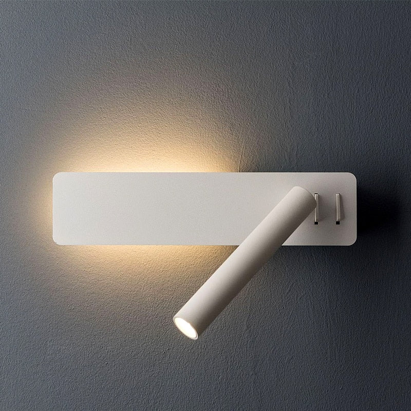 Draaibare LED-leeswandlamp voor het bed 0