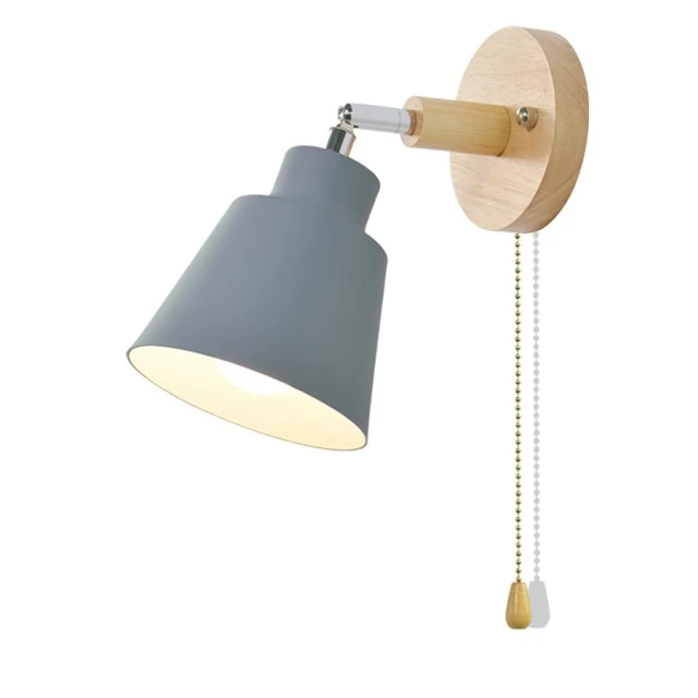 Draaibare Wandlamp Met Trekkettingschakelaar Voor Binnen Verlichting 4