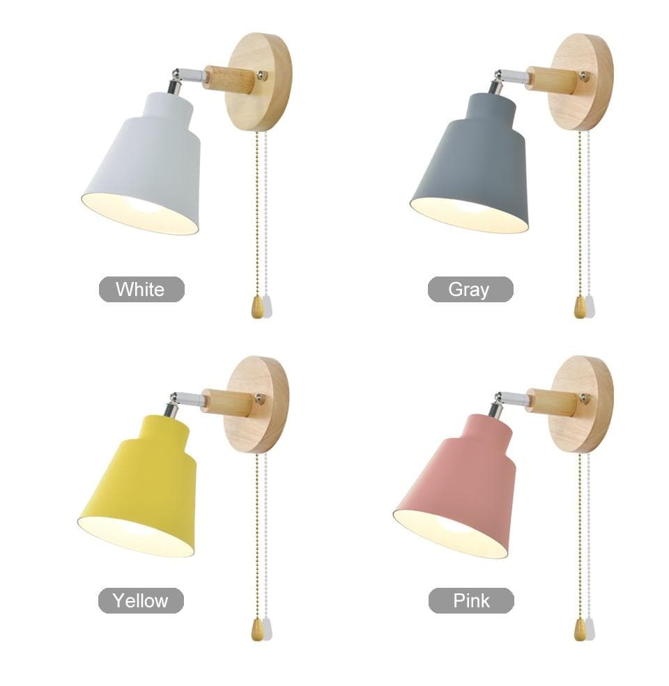 Draaibare Wandlamp Met Trekkettingschakelaar Voor Binnen Verlichting 7