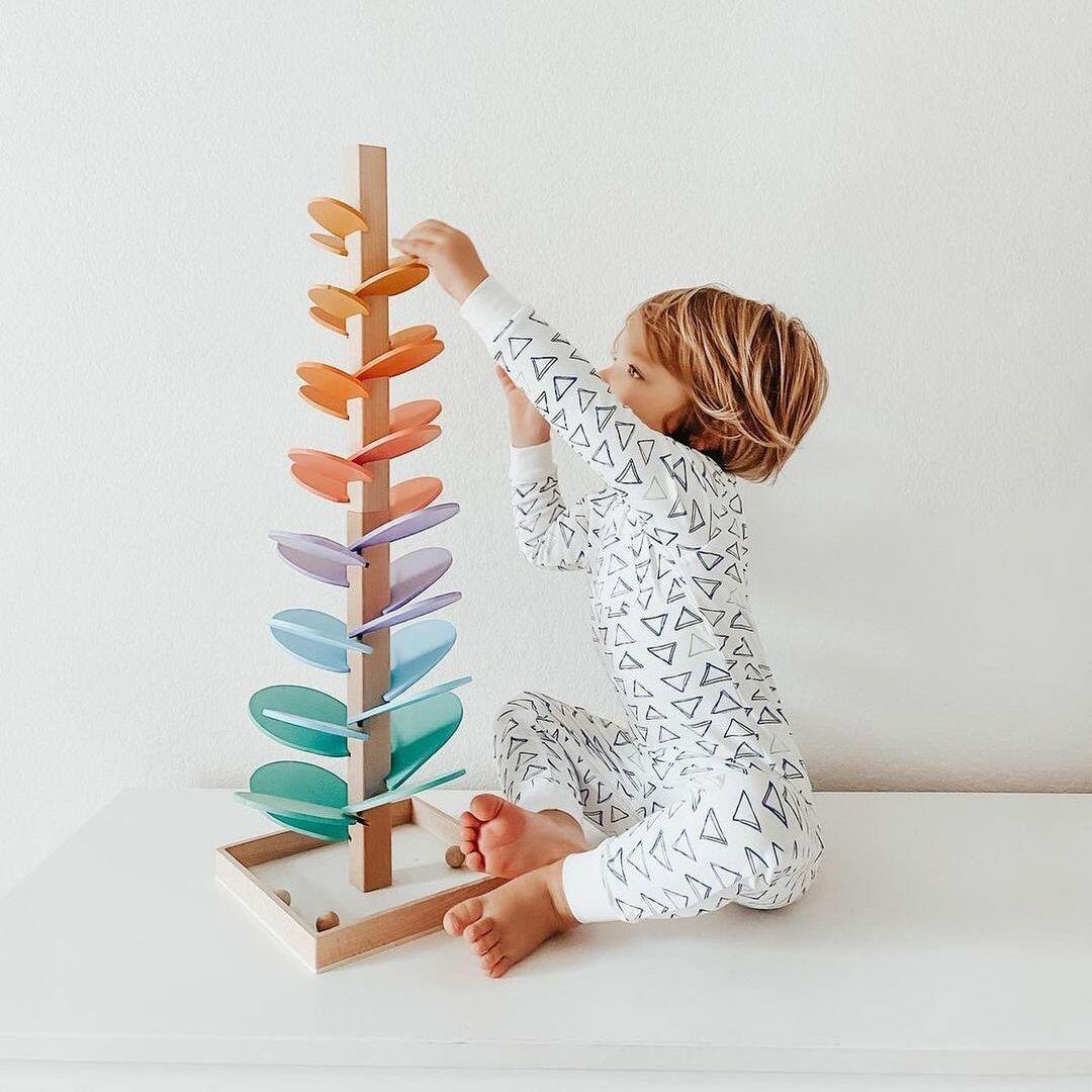Educatief Speelgoed voor Kinderen - Montessori Knikkerboom 3