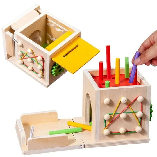 Educatief Speelgoeddoos Voor Baby's Met 8 Activiteiten - Speelgoed 1 Jaar Educatief 4