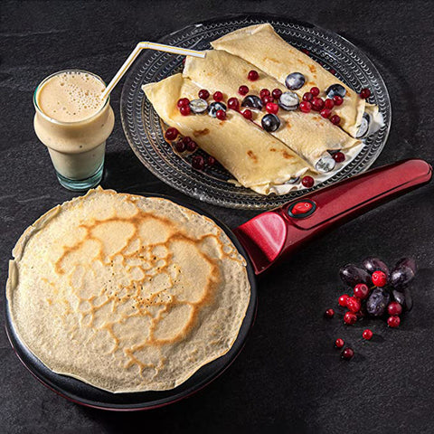 Elektrische Crêpepan met Instelbare Temperatuur 0