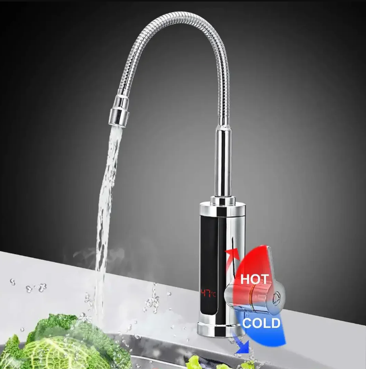 Elektrische Warmwaterkraan 3000W voor Keuken 3