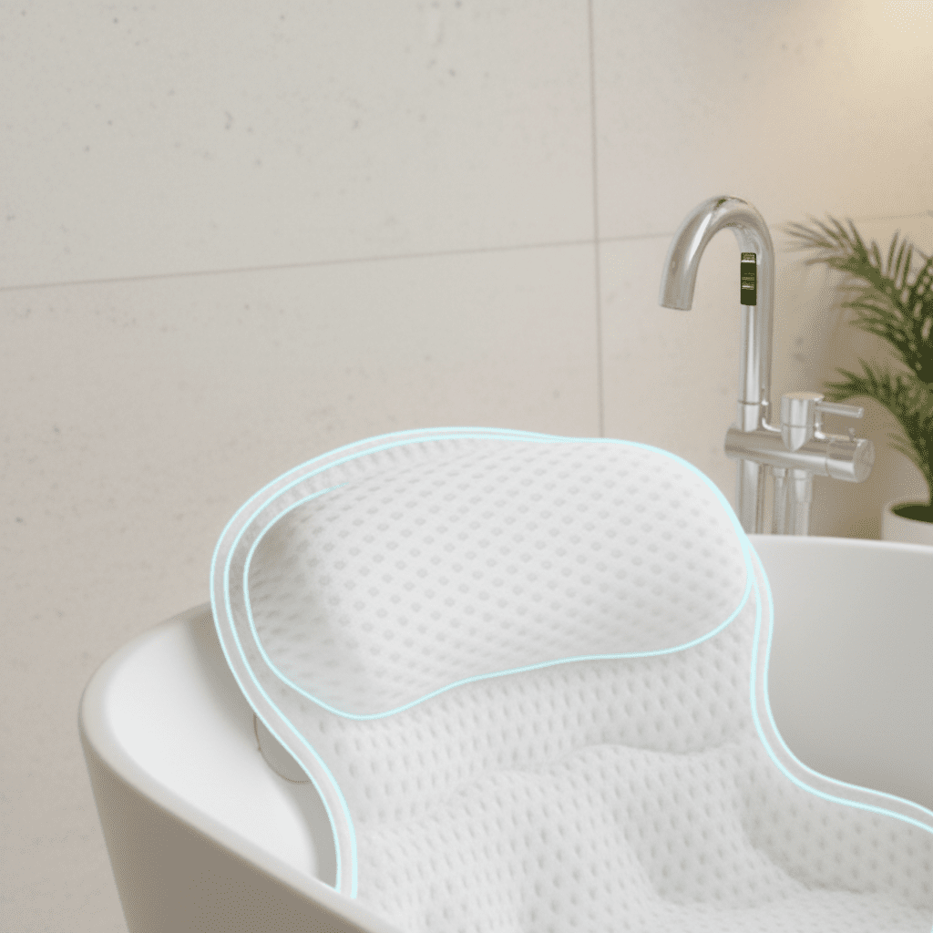 Ergonomisch Badkussen met Nek- en Rugsteun 1