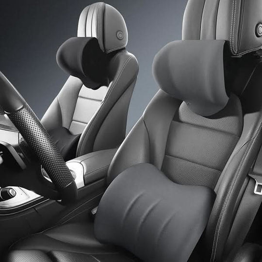 Ergonomisch Kussen Set voor Nek- en Rugondersteuning tijdens Kantoor, Auto en Gaming 2