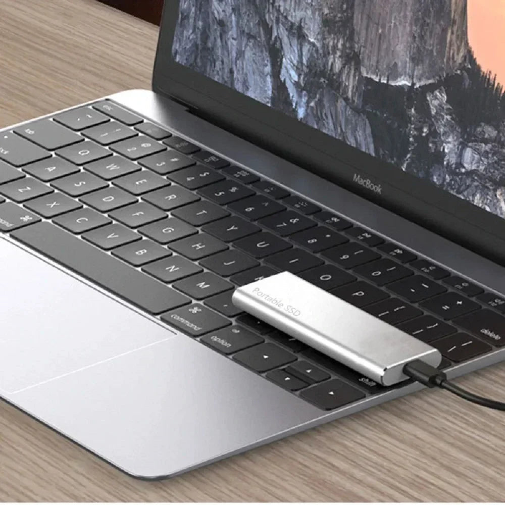 Externe Harde Schijf 2TB Draagbaar Ultradun USB-C 6
