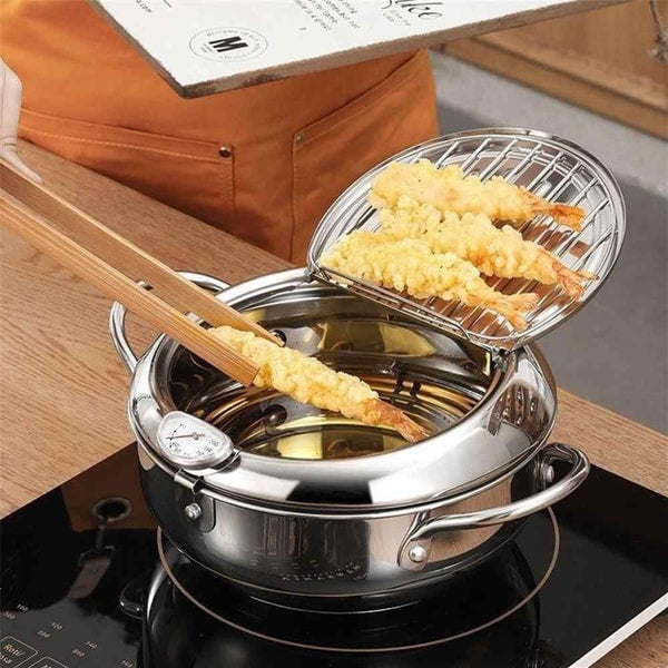 Friteuse Voor Perfect Gefrituurde Maaltijden Met Ingebouwde Thermometer 1