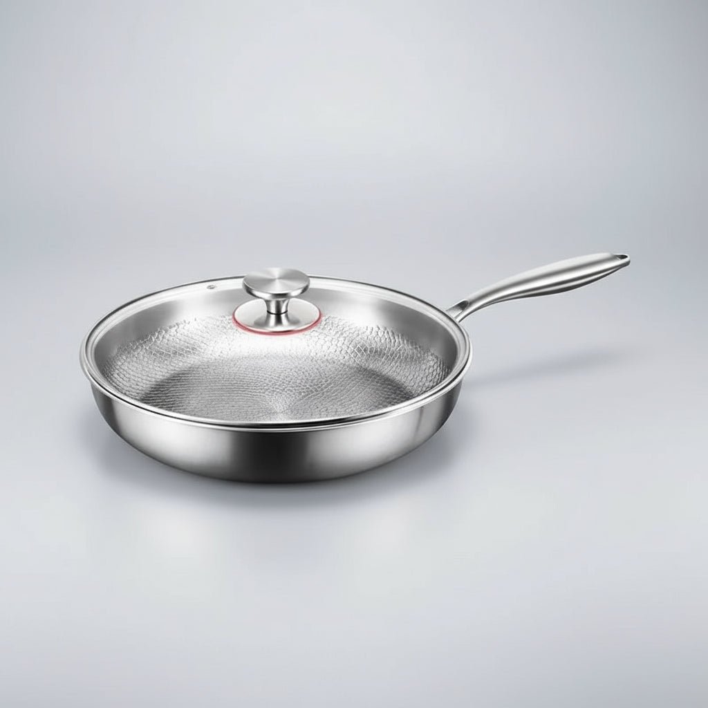 Gehamerde Koekenpan Inductie Geschikt voor Perfecte Warmteverdeling 7