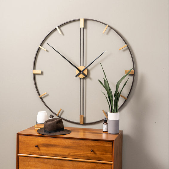Grote Wandklok Modern Design 60 cm voor Woonkamer en Kantoor 1