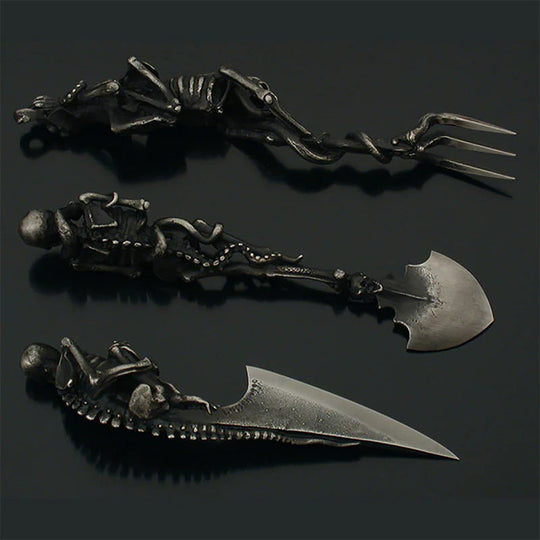 Halloween Bestekset Skelet voor Feestdagen 5