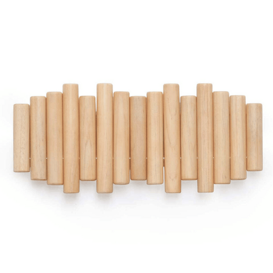 Handgemaakt Houten Kledingrek Scandinavisch Ontwerp 3