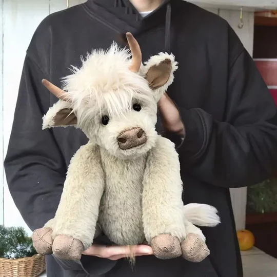 Handgemaakte Highland Koe Knuffel 3