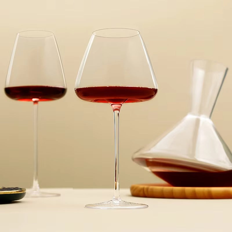 Handgemaakte Wijn- en Champagneglazen Set met Verfijnd Ontwerp 6