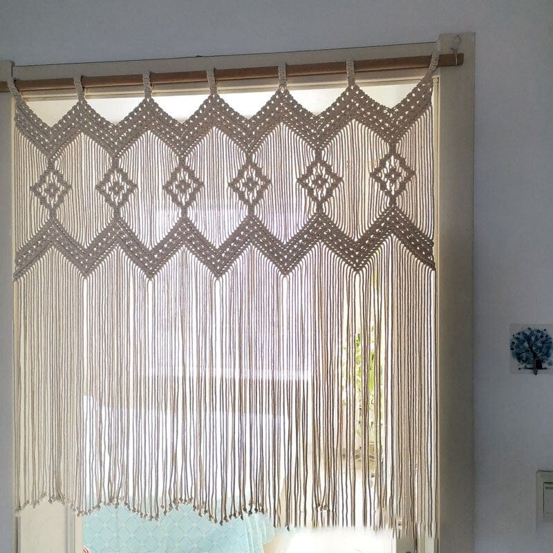 Hangende Macramé Draperie voor Thuisdecoratie Minimalistisch Design 4