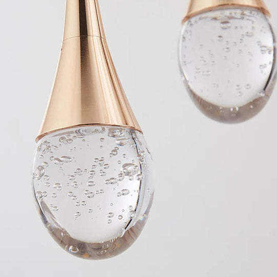 Hanglamp Druppelvormig Glas voor Eettafel en Woonkamer Lamp 4