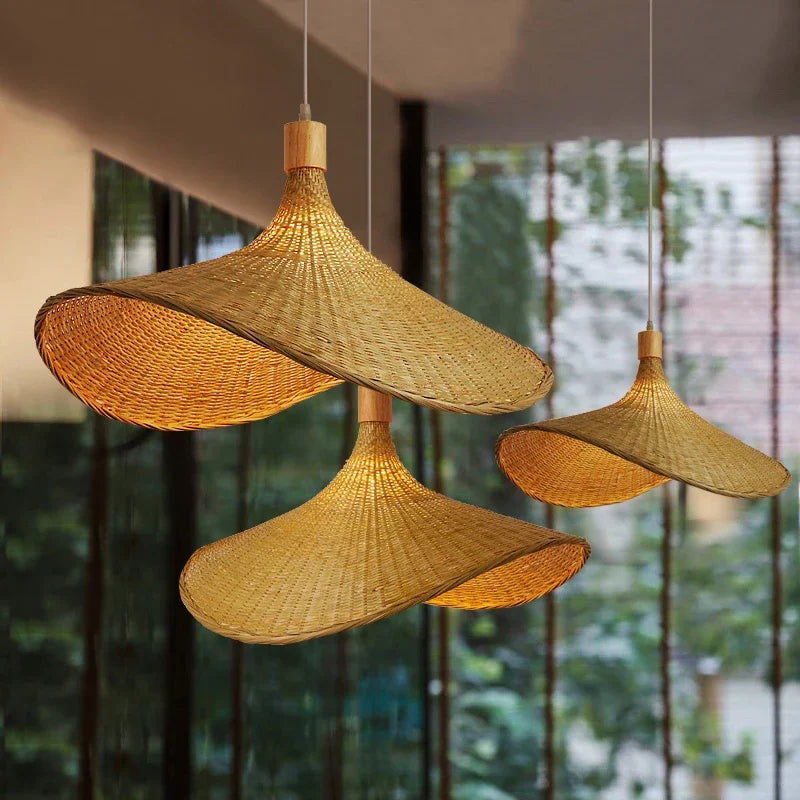 Hanglamp Eettafel Boho Stijl Rotan Woonkamer Slaapkamer Verlichting 1