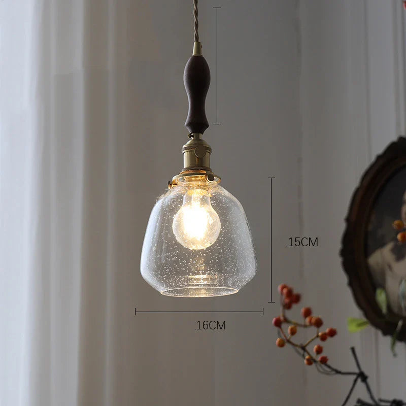 Hanglamp Vintage Stijl met Glazen Design 10