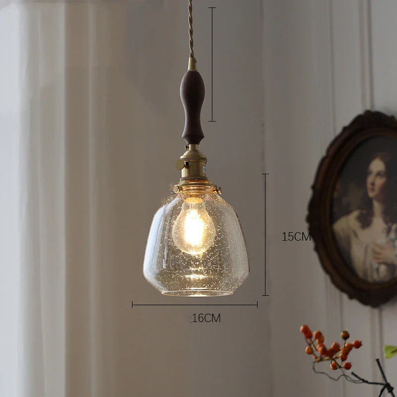 Hanglamp Vintage Stijl met Glazen Design 11