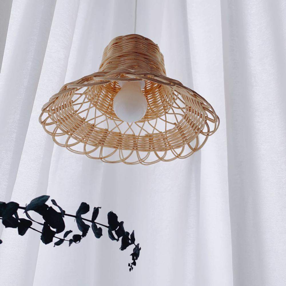Hanglampenkap Rotan Handgeweven 7