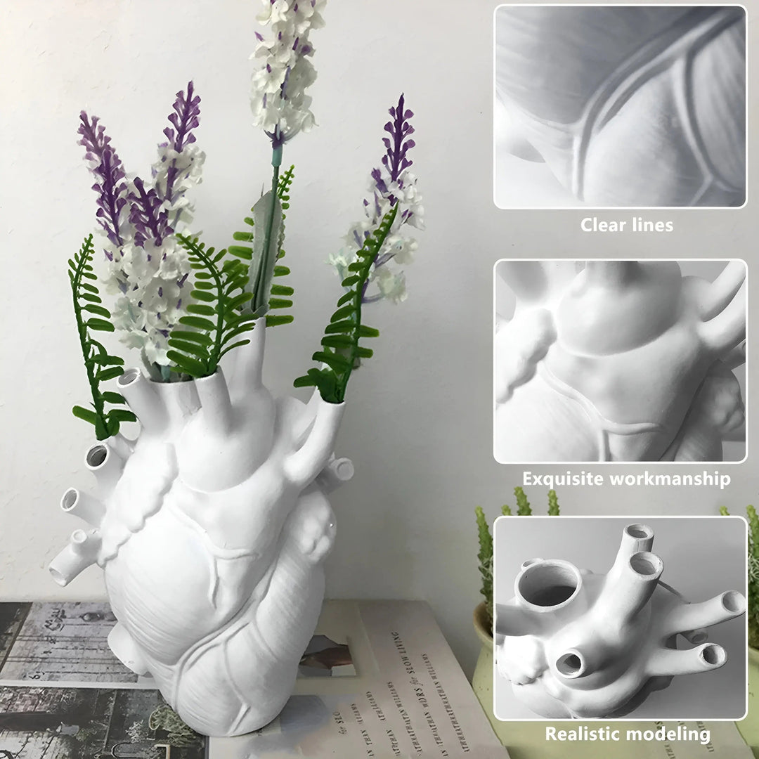 Hartvormige Vaas Elena Grieks Geïnspireerd Design Decoratief Accessoire 6