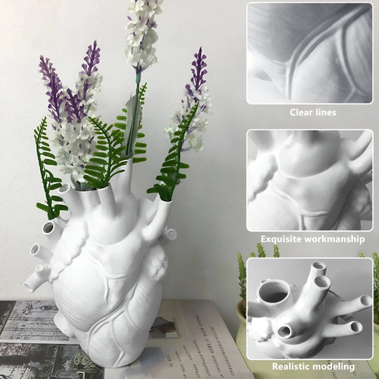 Hartvormige Vaas Elena Grieks Geïnspireerd Design Decoratief Accessoire 6