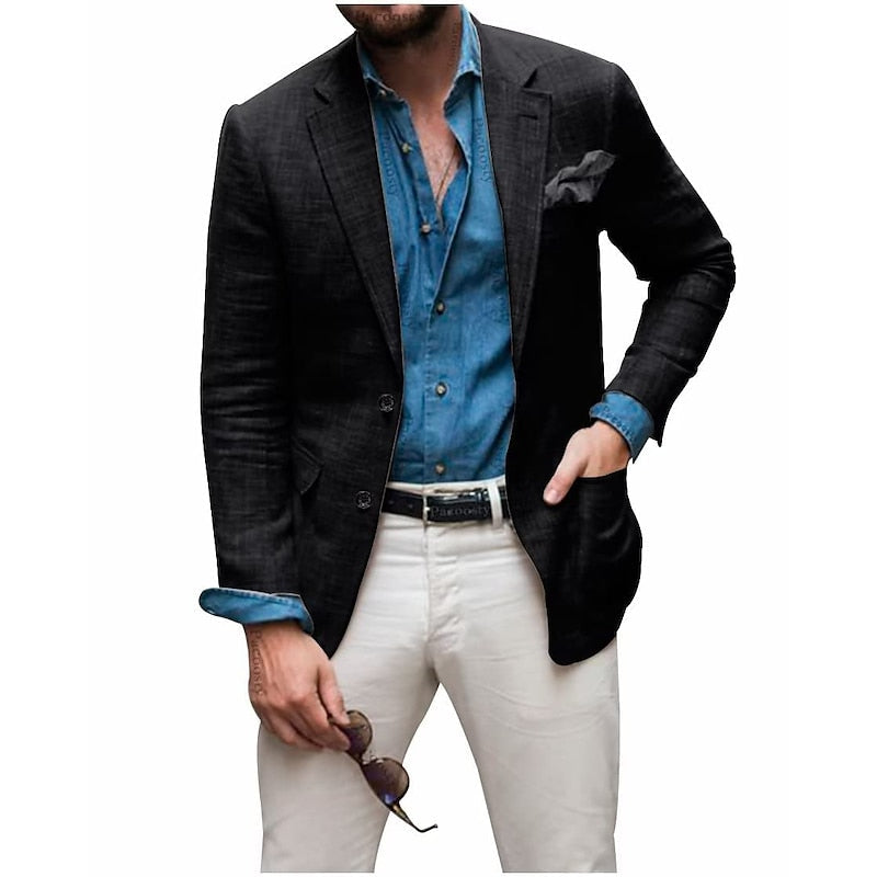 Heren Blazer Casual Stijl 2