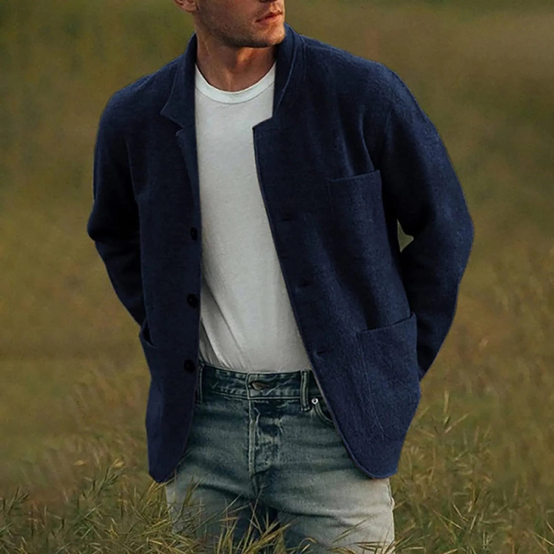 Heren Blazer Casual Stijlvol voor Semi-Formele Gelegenheden 3