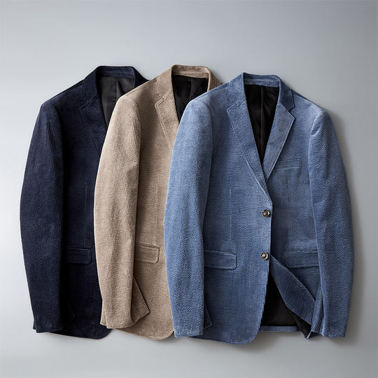 Heren Blazer Slank Met Uniek Revers 1