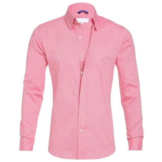 Heren Blouse Ademend Met Verborgen Rits Voor Actieve Dagen 13