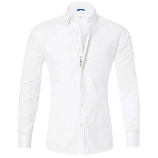 Heren Blouse Ademend Met Verborgen Rits Voor Actieve Dagen 15