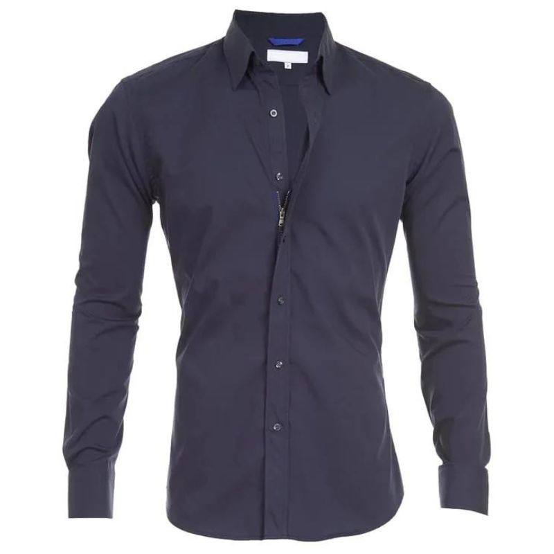 Heren Blouse Ademend Met Verborgen Rits Voor Actieve Dagen 9