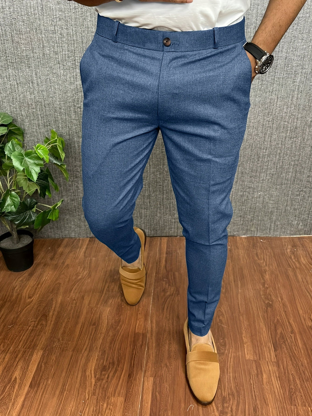 Heren Broeken Stretch Casual Stijl met Praktische Zakken 12