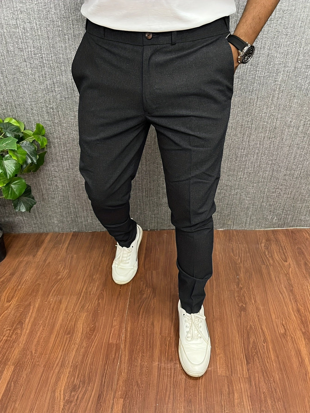 Heren Broeken Stretch Casual Stijl met Praktische Zakken 4