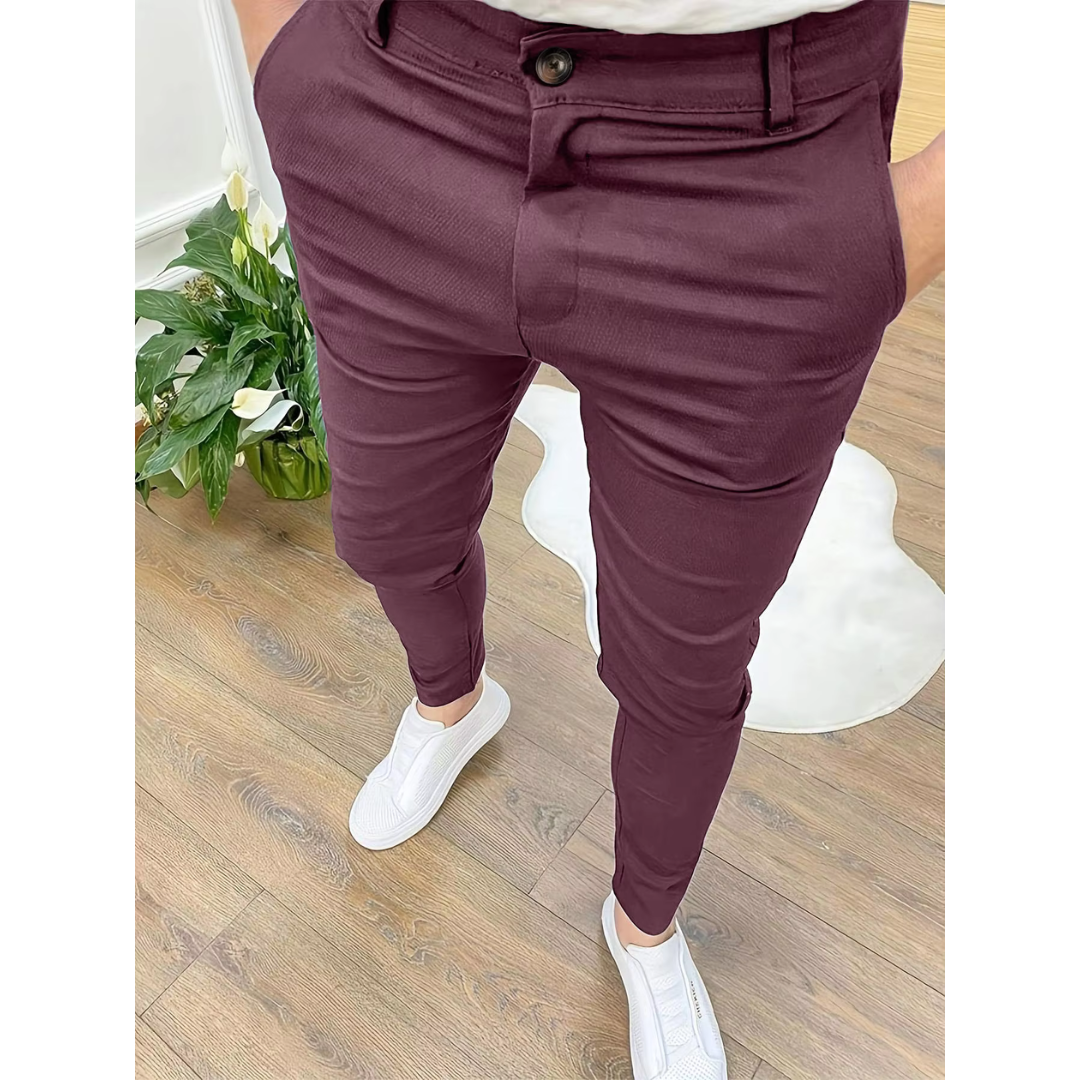 Heren Businessbroek Klassieke Snit 6