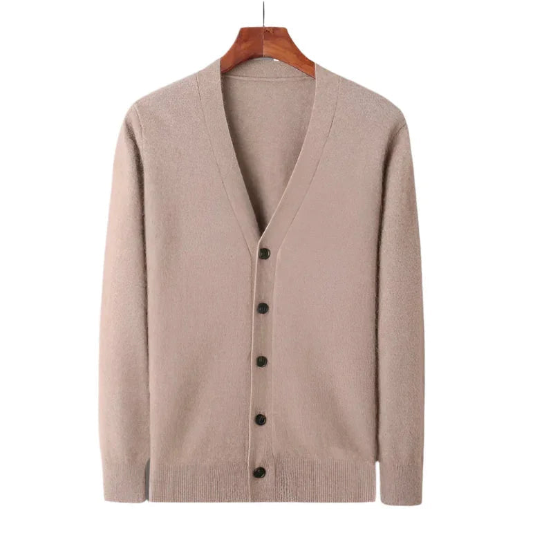 Heren Cardigan van Kasjmier met Knopen 5
