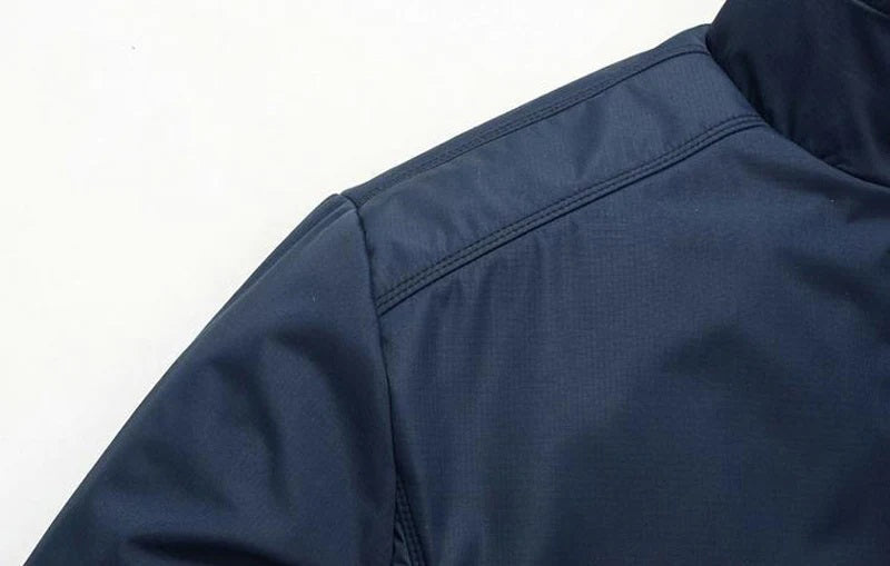Heren Casual Jacket met Staande Kraag 8