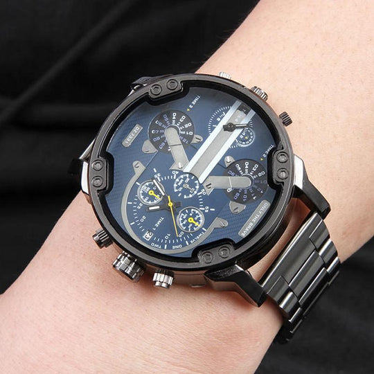 Heren Chronograaf Horloge Met Digitale Wijzerplaat Stijlvol 4