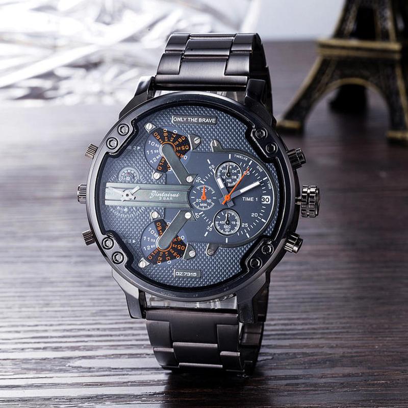 Heren Chronograaf Horloge Met Digitale Wijzerplaat Stijlvol 5