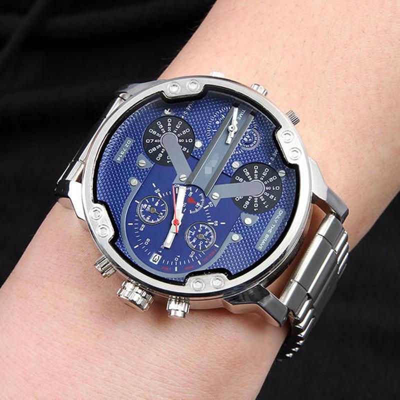 Heren Chronograaf Horloge Met Digitale Wijzerplaat Stijlvol 6