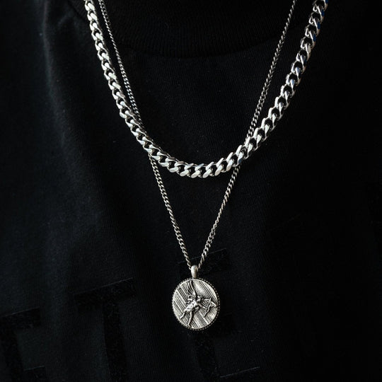 Heren Cubaanse Schakelketting Stijlvol 3