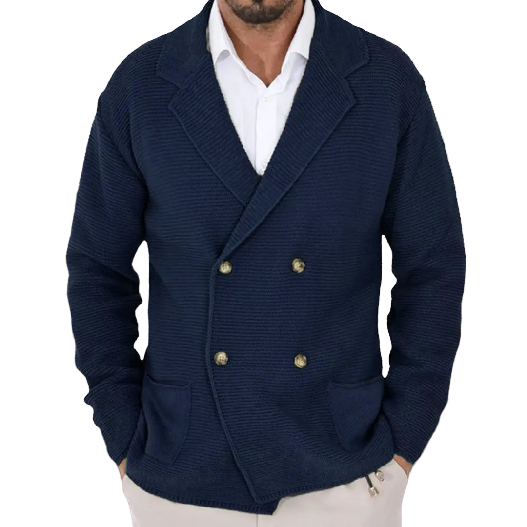 Heren/Dames Dubbelknäppt Kofa met Tijdloze Elegantie 1